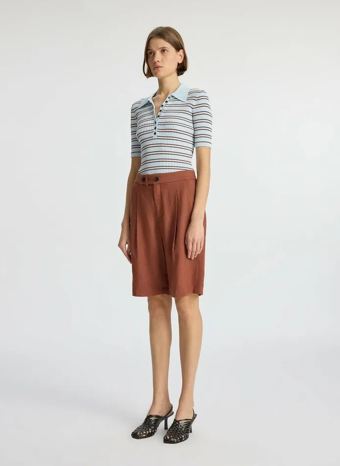 Dresses Women ALC Sydney Ribbed Top Ice Watersequoia Dresses Women ALC Sydney Ribbed Top Ice Watersequoia