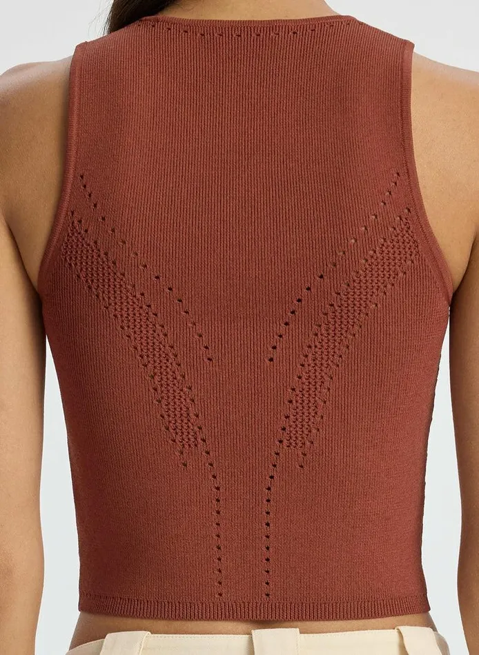 Dresses Women ALC Tara Compact Knit Top Sequoia Dresses Women ALC Tara Compact Knit Top Sequoia