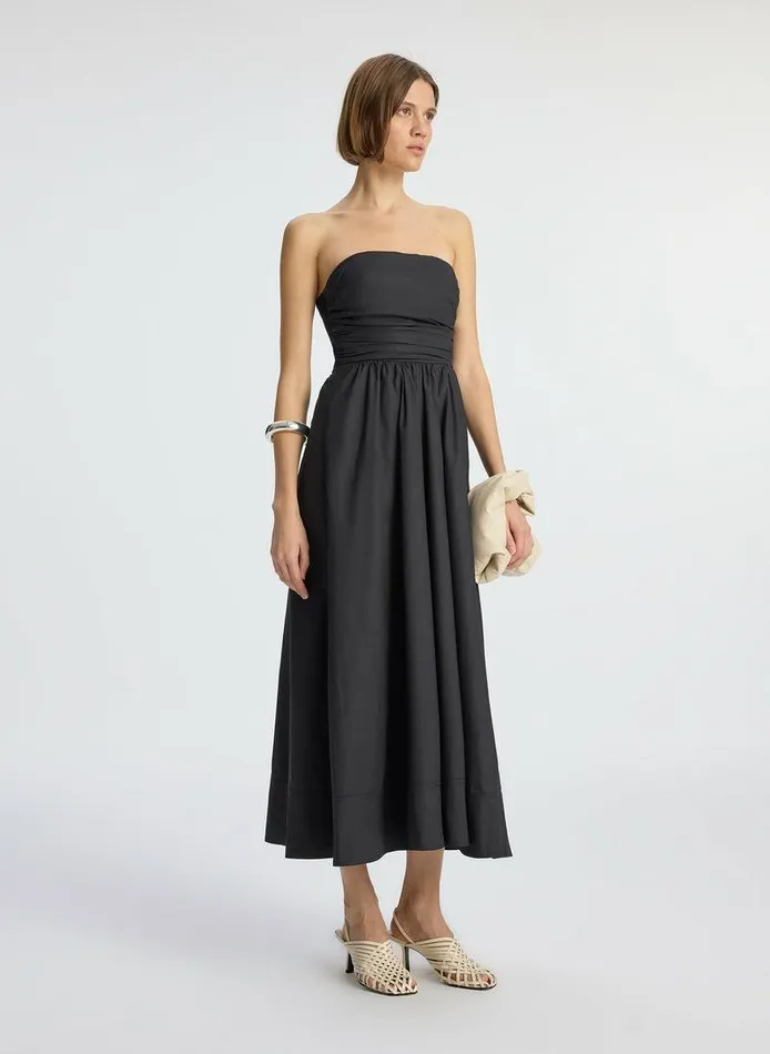 Dresses Women ALC Tate Strapless Midi Dress Black
