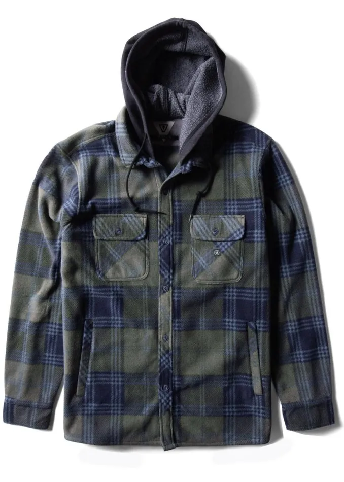 EcoZy Shirt Jacket Dark Naval Men Vissla Shirts and Flannels