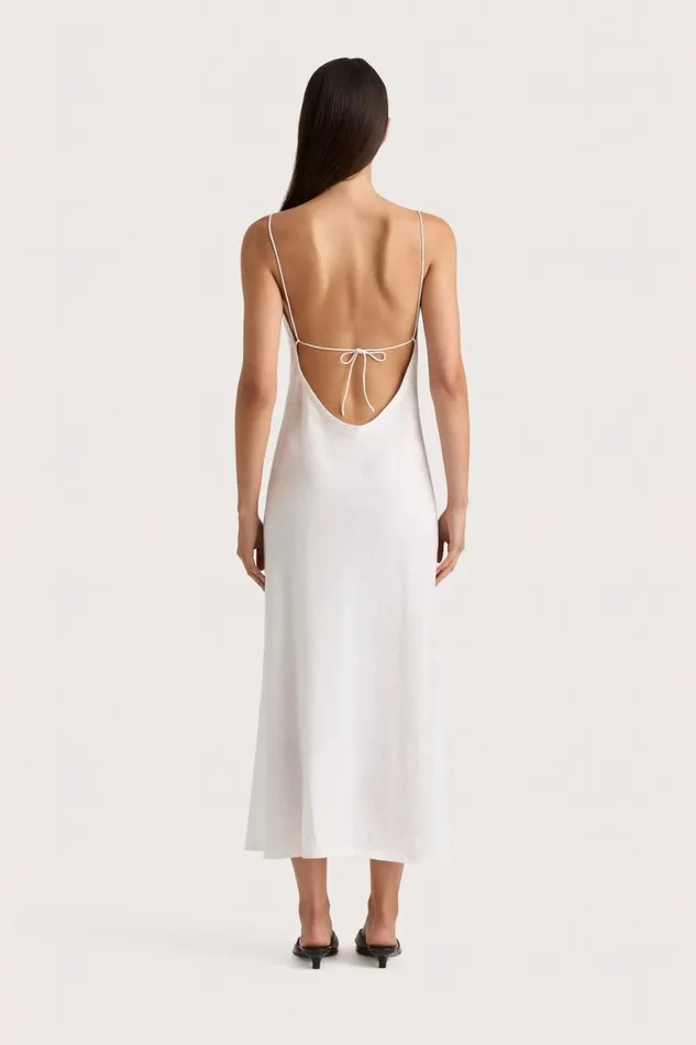 Faithfull The Brand Dresses Antibes Midi Dress White 8211 Women Faithfull The Brand Dresses Antibes Midi Dress White 8211 Women