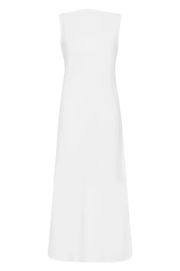 Faithfull The Brand Dresses Antibes Midi Dress White 8211 Women Faithfull The Brand Dresses Antibes Midi Dress White 8211 Women