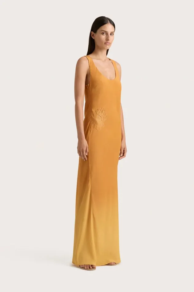 Faithfull The Brand Dresses Biarritz Tank Maxi Dress Terracotta Ombre 8211 Women Faithfull The Brand Dresses Biarritz Tank Maxi Dress Terracotta Ombre 8211 Women