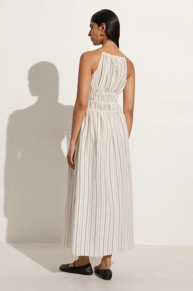 Faithfull The Brand Dresses Carinna Midi Dress Trieste Stripe 8211 Final Sale 8211 Women Faithfull The Brand Dresses Carinna Midi Dress Trieste Stripe 8211 Final Sale 8211 Women