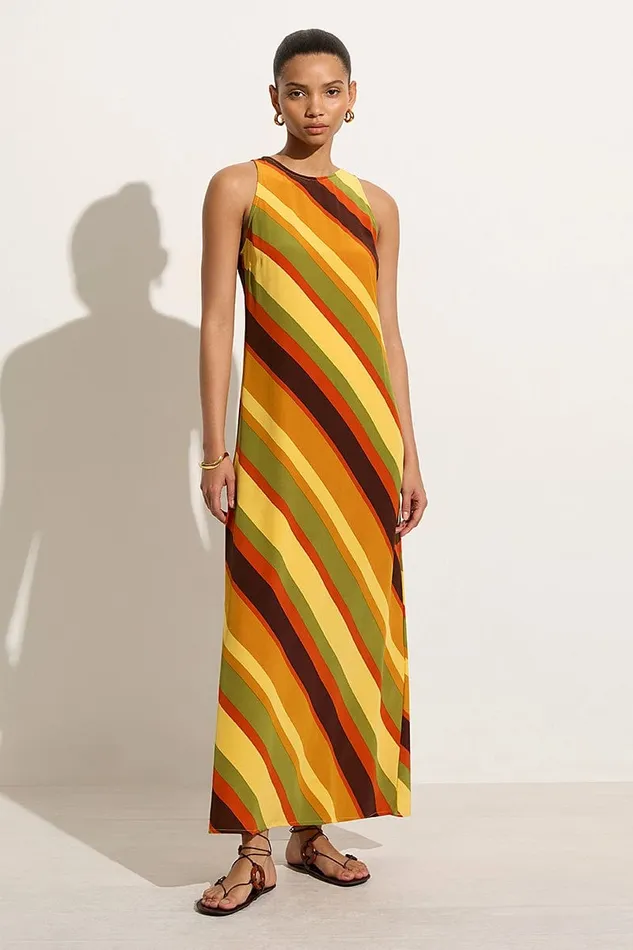 Faithfull The Brand Dresses Esposende Midi Dress Cisco Stripe Sun 8211 Final Sale 8211 Women Faithfull The Brand Dresses Esposende Midi Dress Cisco Stripe Sun 8211 Final Sale 8211 Women