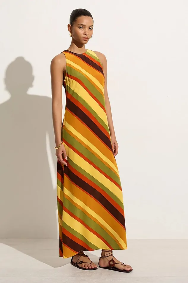 Faithfull The Brand Dresses Esposende Midi Dress Cisco Stripe Sun 8211 Final Sale 8211 Women Faithfull The Brand Dresses Esposende Midi Dress Cisco Stripe Sun 8211 Final Sale 8211 Women
