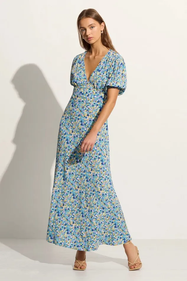 Faithfull The Brand Dresses Las Mayas Midi Dress Cala Nica Floral Blue Exclusive 8211 Final Sale 8211 Women Faithfull The Brand Dresses Las Mayas Midi Dress Cala Nica Floral Blue Exclusive 8211 Final Sale 8211 Women