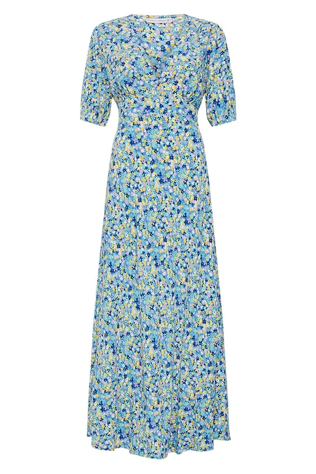 Faithfull The Brand Dresses Las Mayas Midi Dress Cala Nica Floral Blue Exclusive 8211 Final Sale 8211 Women Faithfull The Brand Dresses Las Mayas Midi Dress Cala Nica Floral Blue Exclusive 8211 Final Sale 8211 Women