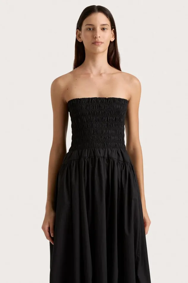 Faithfull The Brand Dresses Lida Midi Dress Black 8211 Women Faithfull The Brand Dresses Lida Midi Dress Black 8211 Women