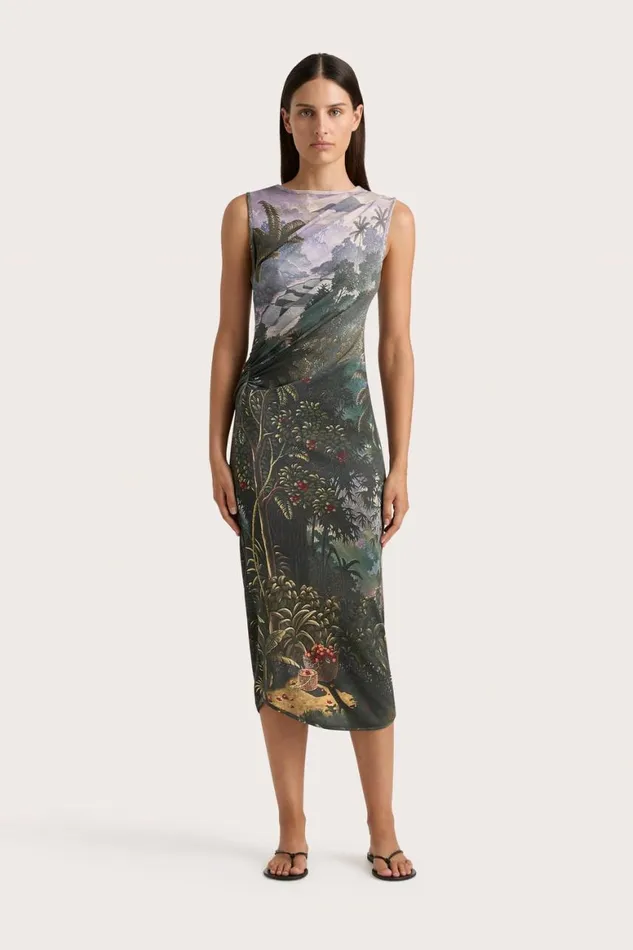 Faithfull The Brand Dresses Loire Dress Balinese Landscape 8211 Women