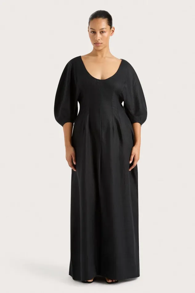 Faithfull The Brand Dresses Raynara Maxi Dress Black 8211 Women