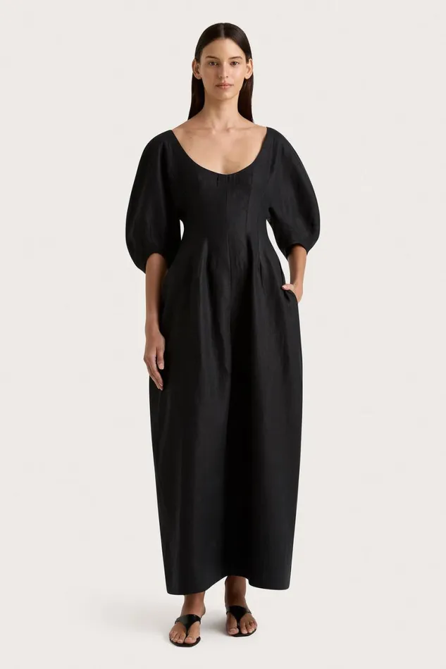 Faithfull The Brand Dresses Raynara Maxi Dress Black 8211 Women Faithfull The Brand Dresses Raynara Maxi Dress Black 8211 Women