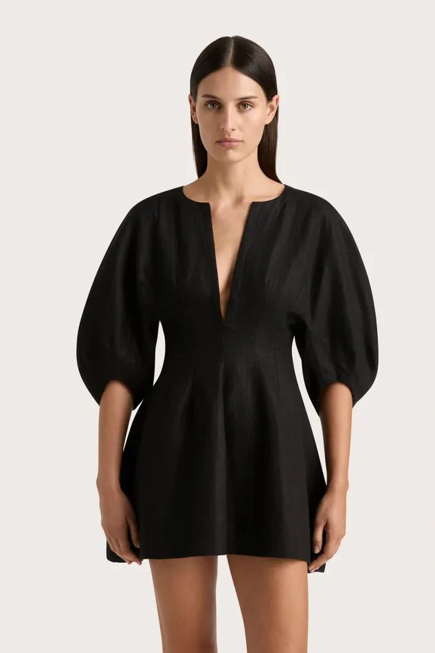Faithfull The Brand Dresses Soleil Mini Dress Black 8211 Women Faithfull The Brand Dresses Soleil Mini Dress Black 8211 Women