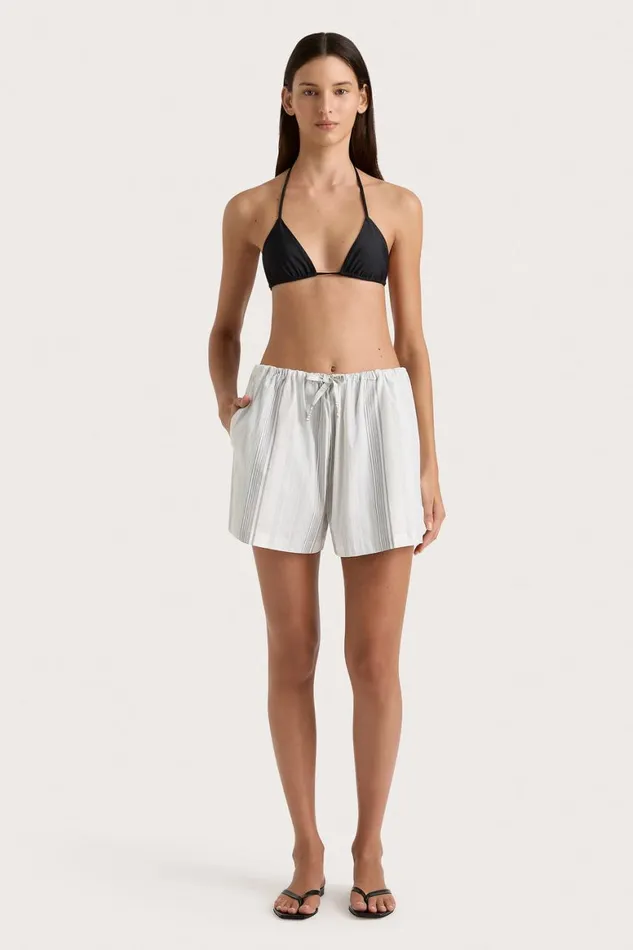 Faithfull The Brand Skirts and Shorts En Vau Short Striped Soft Blue 8211 Women Faithfull The Brand Skirts and Shorts En Vau Short Striped Soft Blue 8211 Women