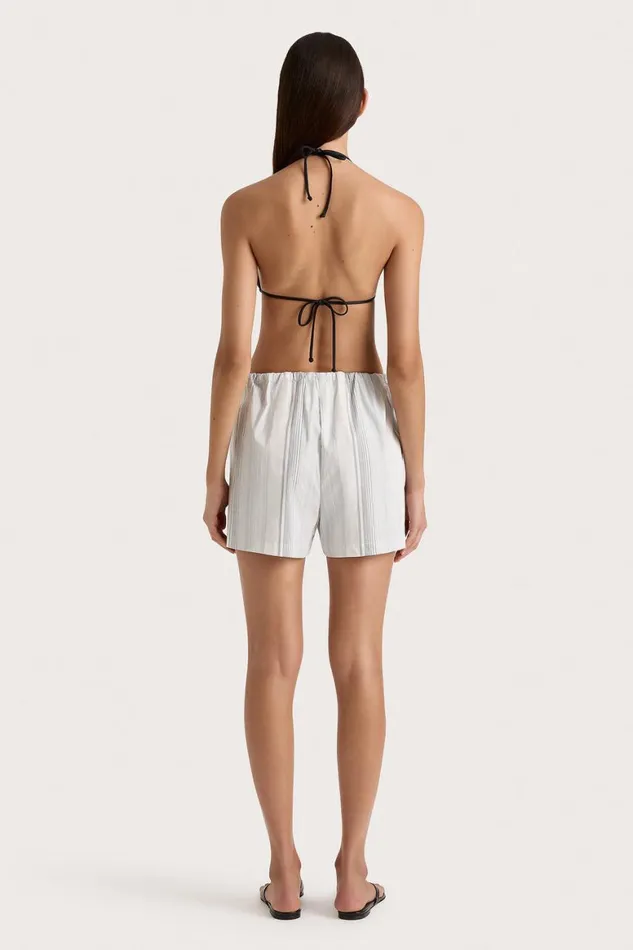 Faithfull The Brand Skirts and Shorts En Vau Short Striped Soft Blue 8211 Women Faithfull The Brand Skirts and Shorts En Vau Short Striped Soft Blue 8211 Women