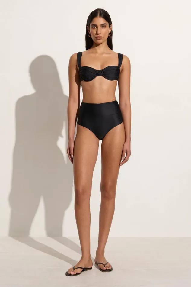 Faithfull The Brand Swim Bianca Bikini Bottoms Black 8211 Women