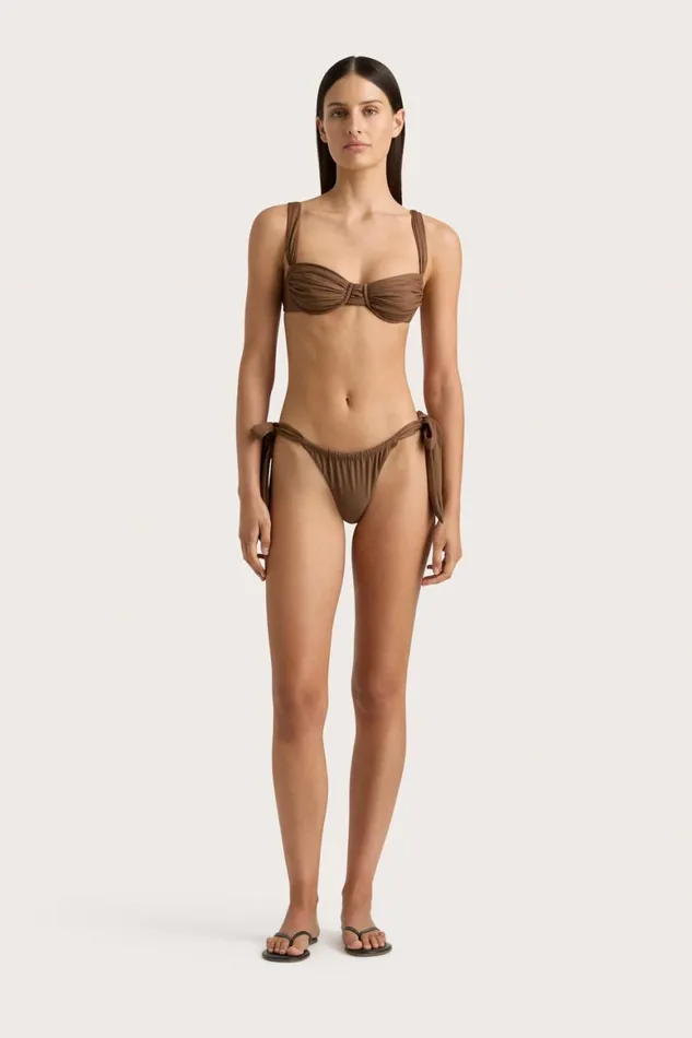 Faithfull The Brand Swim Costa Bikini Bottom Cocoa 8211 Women