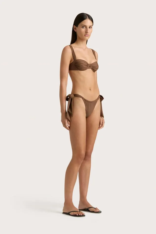 Faithfull The Brand Swim Costa Bikini Bottom Cocoa 8211 Women Faithfull The Brand Swim Costa Bikini Bottom Cocoa 8211 Women