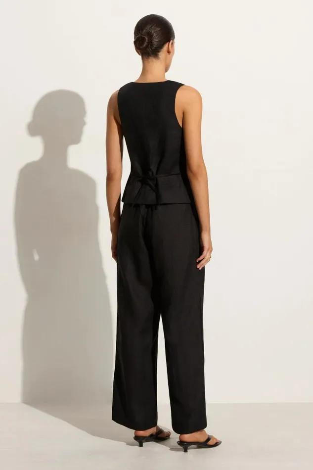 Faithfull The Brand Tops Stanze Vest Black 8211 Women Faithfull The Brand Tops Stanze Vest Black 8211 Women