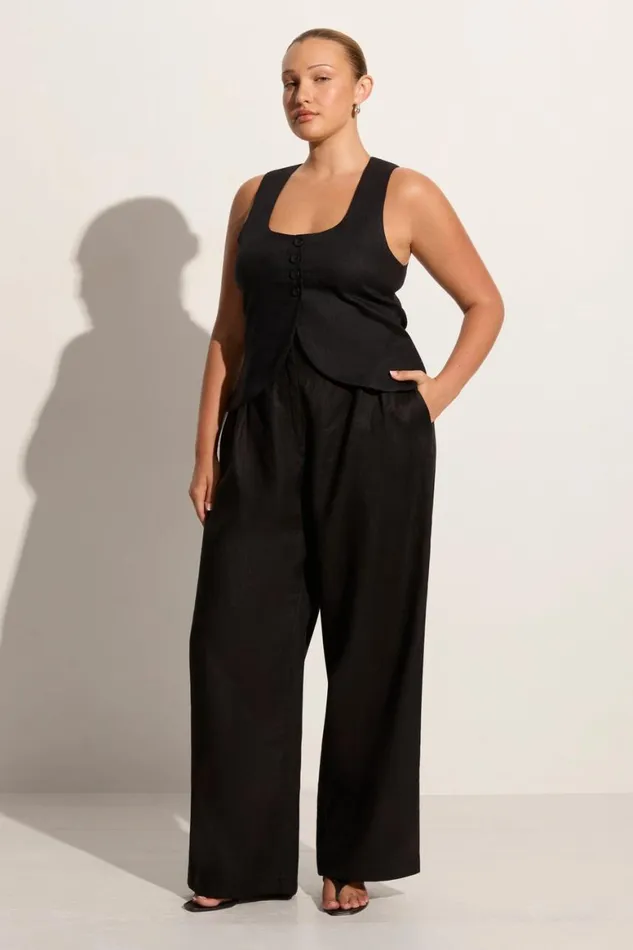 Faithfull The Brand Tops Stanze Vest Black 8211 Women Faithfull The Brand Tops Stanze Vest Black 8211 Women