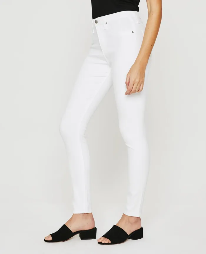 Farrah Ankle Seamless White Women AG Jeans Pants