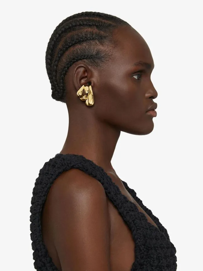 Feline Earcuffs In Metal Golden Yellow Women Givenchy Jewelry