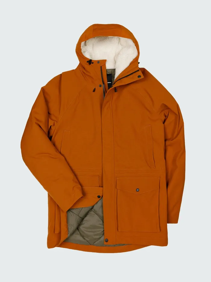 Finisterre Jackets and Coats Men Vellus Parka Jacket Sable