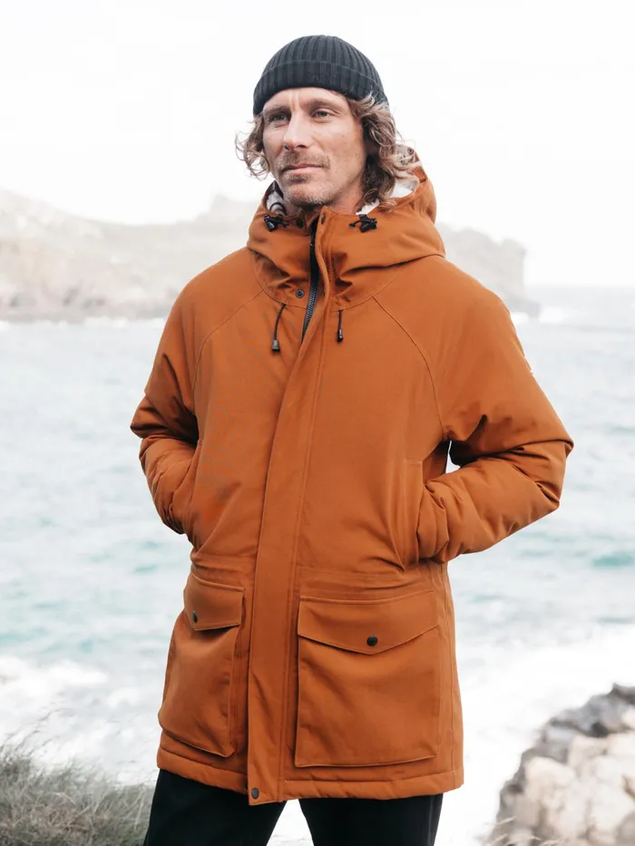 Finisterre Jackets and Coats Men Vellus Parka Jacket Sable