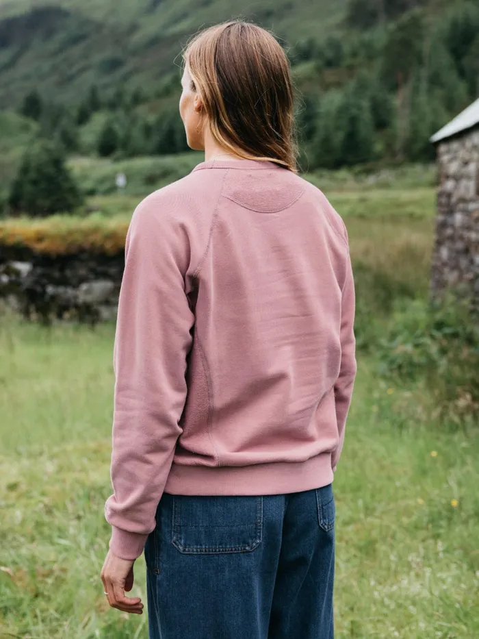 Finisterre Sweatshirts Women Serpentine Sweatshirt Heather Mist