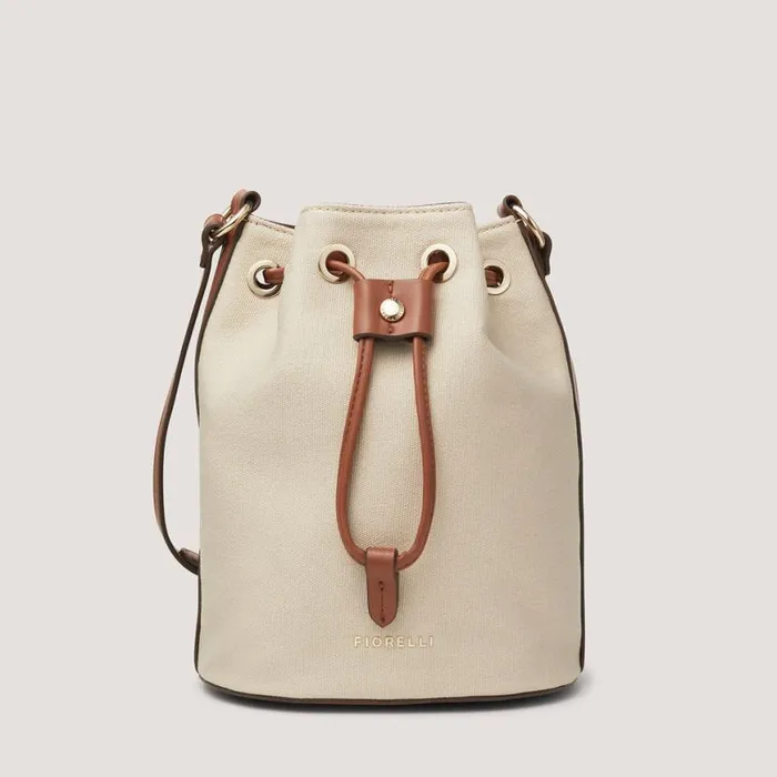 Fiorelli Athena Crossbody Canvas Tan Mix Backpacks Crossbody Bags
