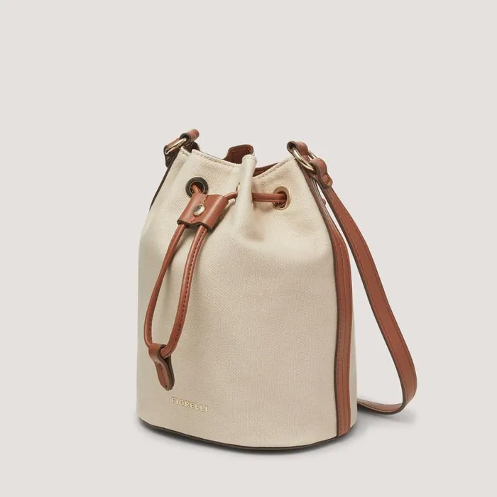 Fiorelli Athena Crossbody Canvas Tan Mix Backpacks Crossbody Bags