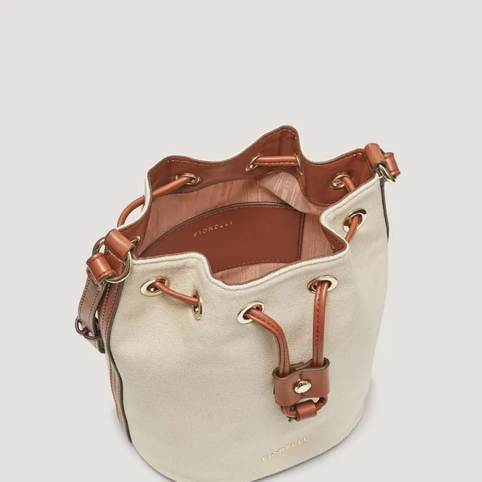 Fiorelli Athena Crossbody Canvas Tan Mix Backpacks Crossbody Bags