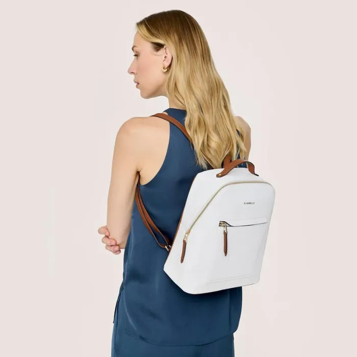 Fiorelli Eden Backpack White Tan Mix Backpacks Backpacks