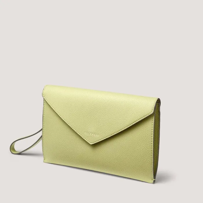 Fiorelli Ophelia Envelope Pouch Olive Backpacks Occasion Bags