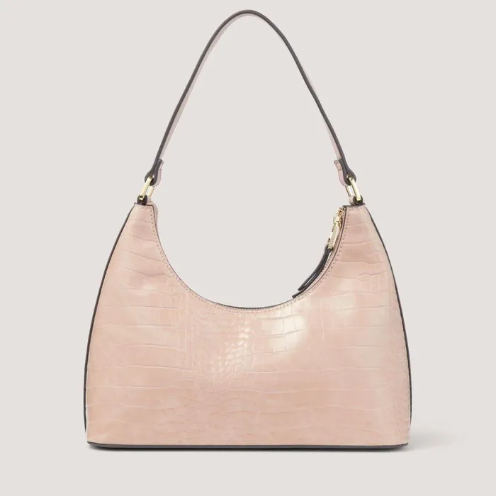 Fiorelli Vega Shoulder Dusky Pink Croc Backpacks Shoulder Bags