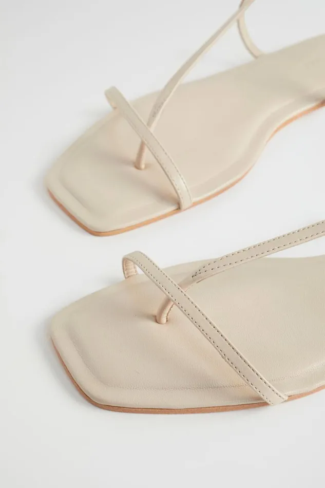 Flats Woman Seed Heritage Freya Flat Sandal Stone