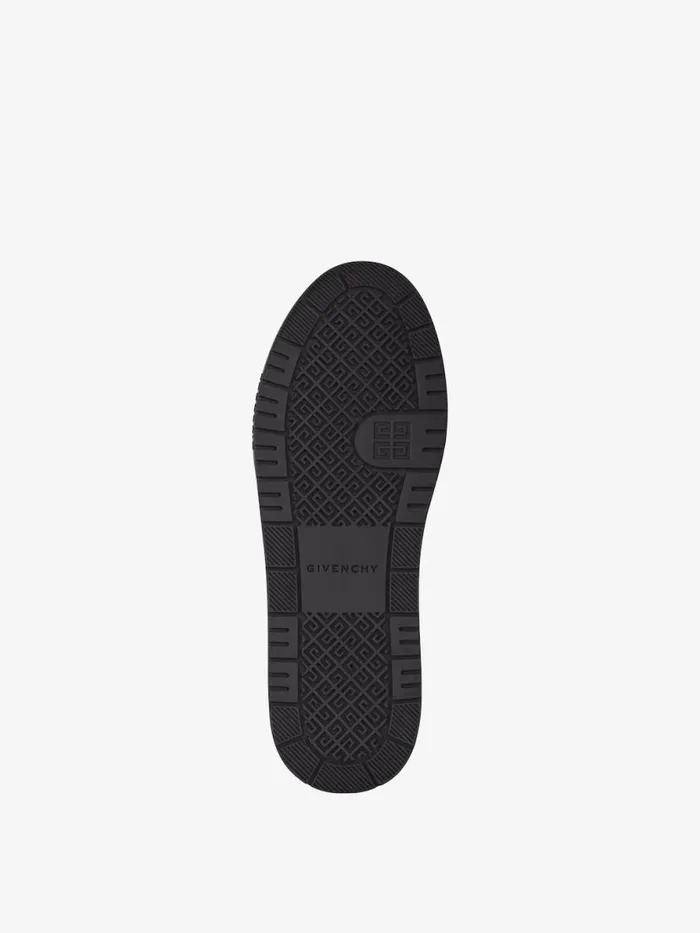 G4 Sneakers In Leather And Perforated Leather Greyblack Men Givenchy G4