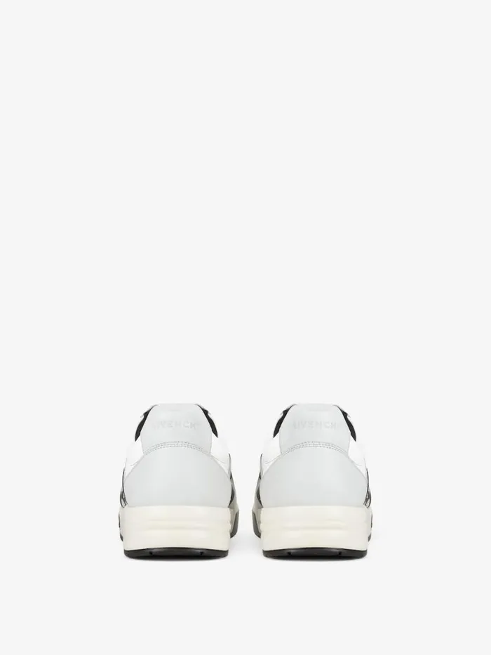 G4 Sneakers In Leather And Perforated Leather Greyblack Men Givenchy G4