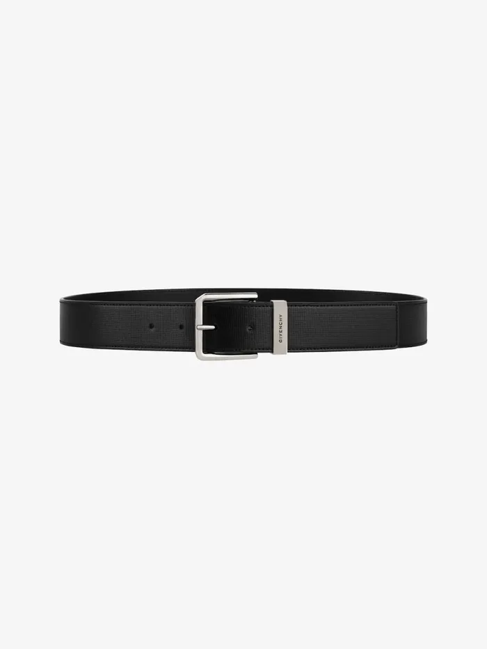 Gentleman Belt In 4g Classic Leather Black Men Givenchy Belts