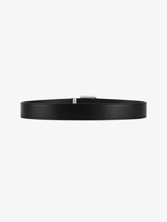 Gentleman Belt In 4g Classic Leather Black Men Givenchy Belts