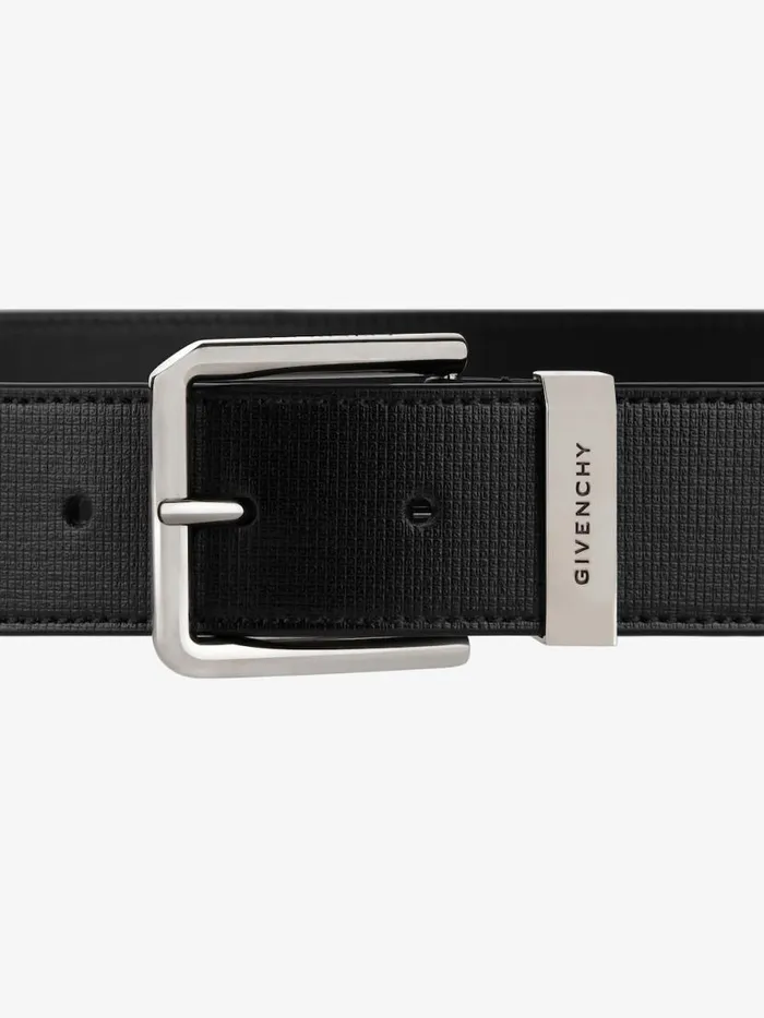 Gentleman Belt In 4g Classic Leather Black Men Givenchy Belts