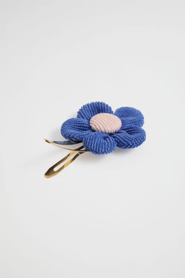 Hair Accessories Girl Seed Heritage Daisy Cord Snap Soft Cobalt