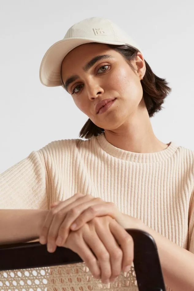 Hats and Gloves Woman Seed Heritage Fabric Relaxed Cap Stone