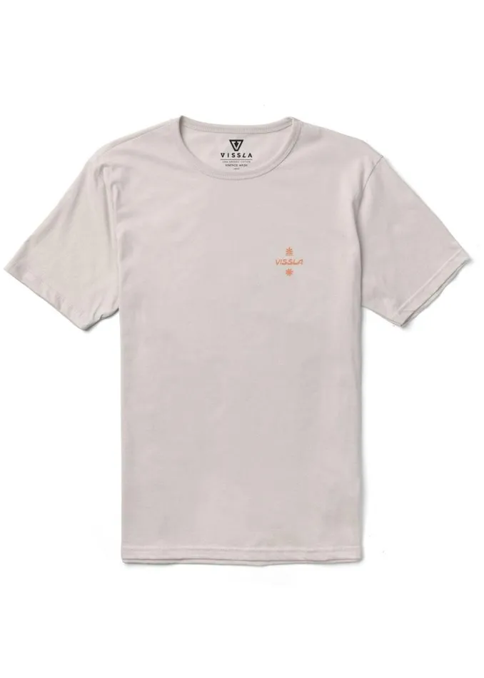Hibiscus Haze Organic Tee Bone Men Vissla Tees