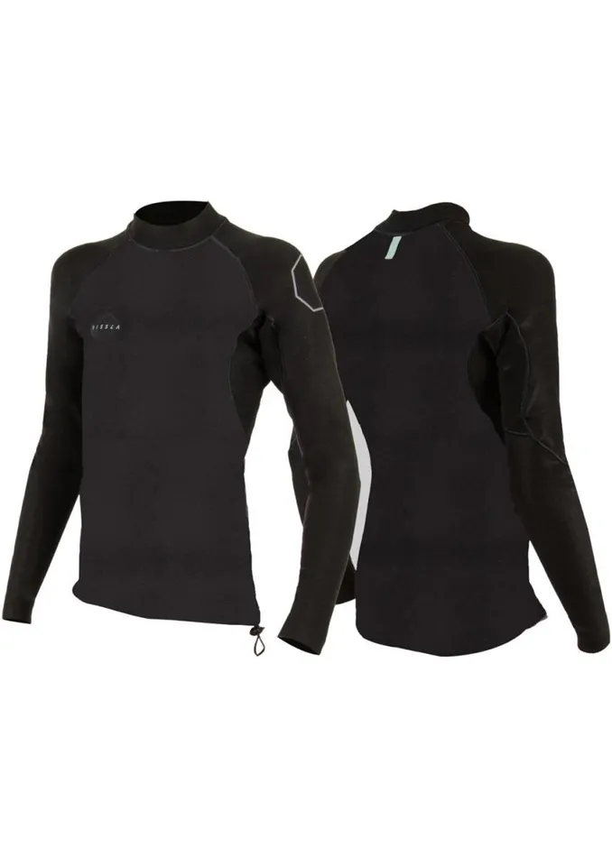 High Seas Ii Boys 1Mm Ls Jacket Stealth Men Vissla Wetsuits