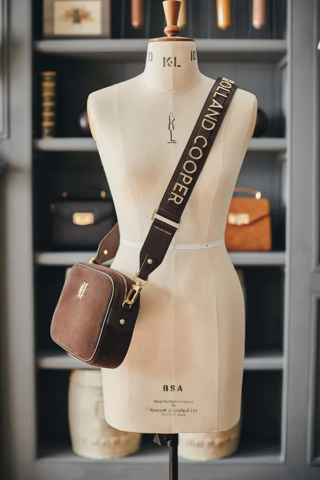 Holland Cooper Abbot Bag Strap Rich Chocolate Women Bags