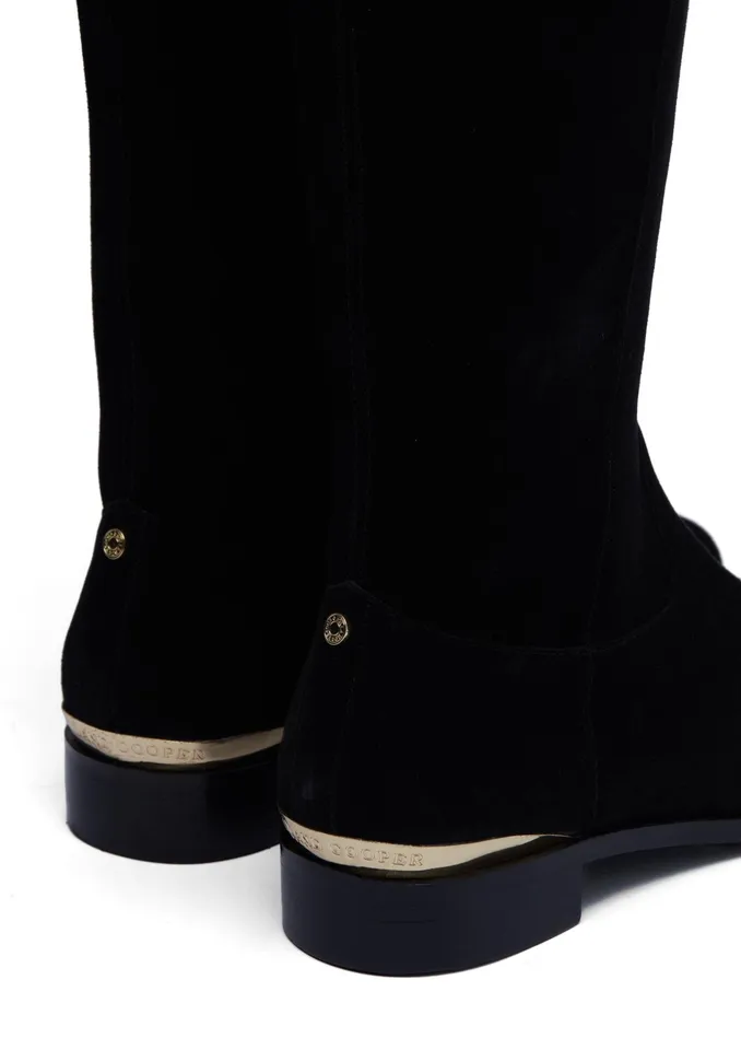 Holland Cooper Albany Knee Boot Black Women Boots Holland Cooper Albany Knee Boot Black Women Boots