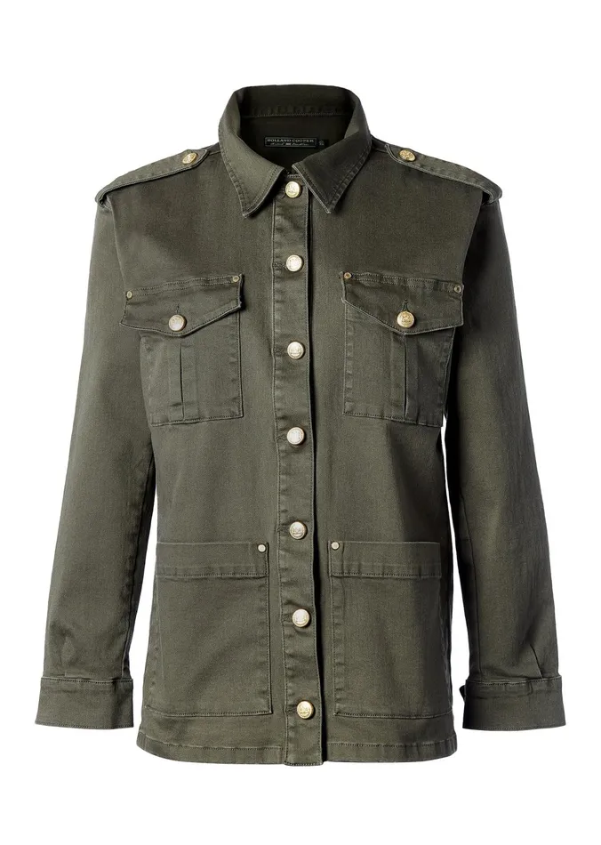 Holland Cooper Artillery Jacket Hunter Green Women Jackets Holland Cooper Artillery Jacket Hunter Green Women Jackets