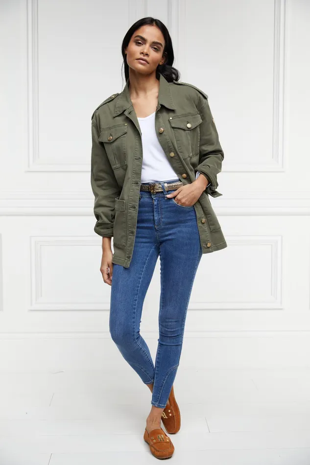 Holland Cooper Artillery Jacket Hunter Green Women Jackets Holland Cooper Artillery Jacket Hunter Green Women Jackets