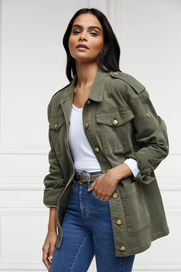 Holland Cooper Artillery Jacket Hunter Green Women Jackets Holland Cooper Artillery Jacket Hunter Green Women Jackets